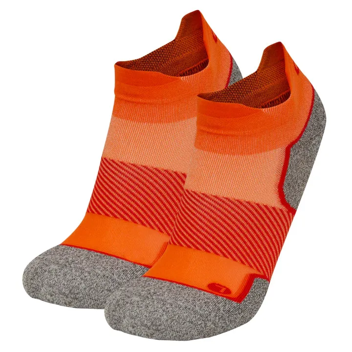 OS1st Active Comfort No Show Socks (Orange Fusion)