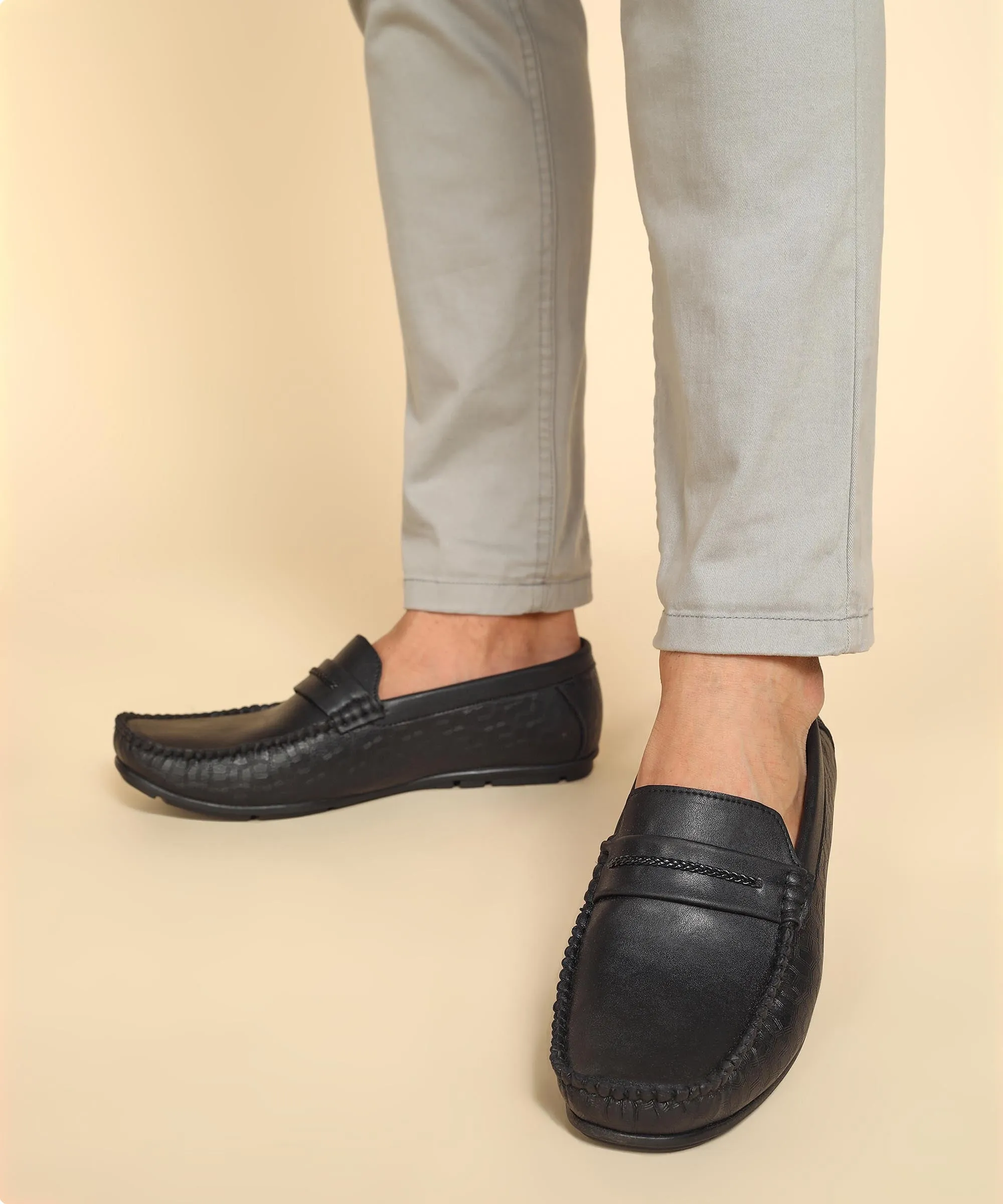 Paragon K11237G Men Loafers | Stylish Walking Outdoor Shoes | Daily & Occasion Wear | Smart & Trendy | Comfortable Cushioned Soles