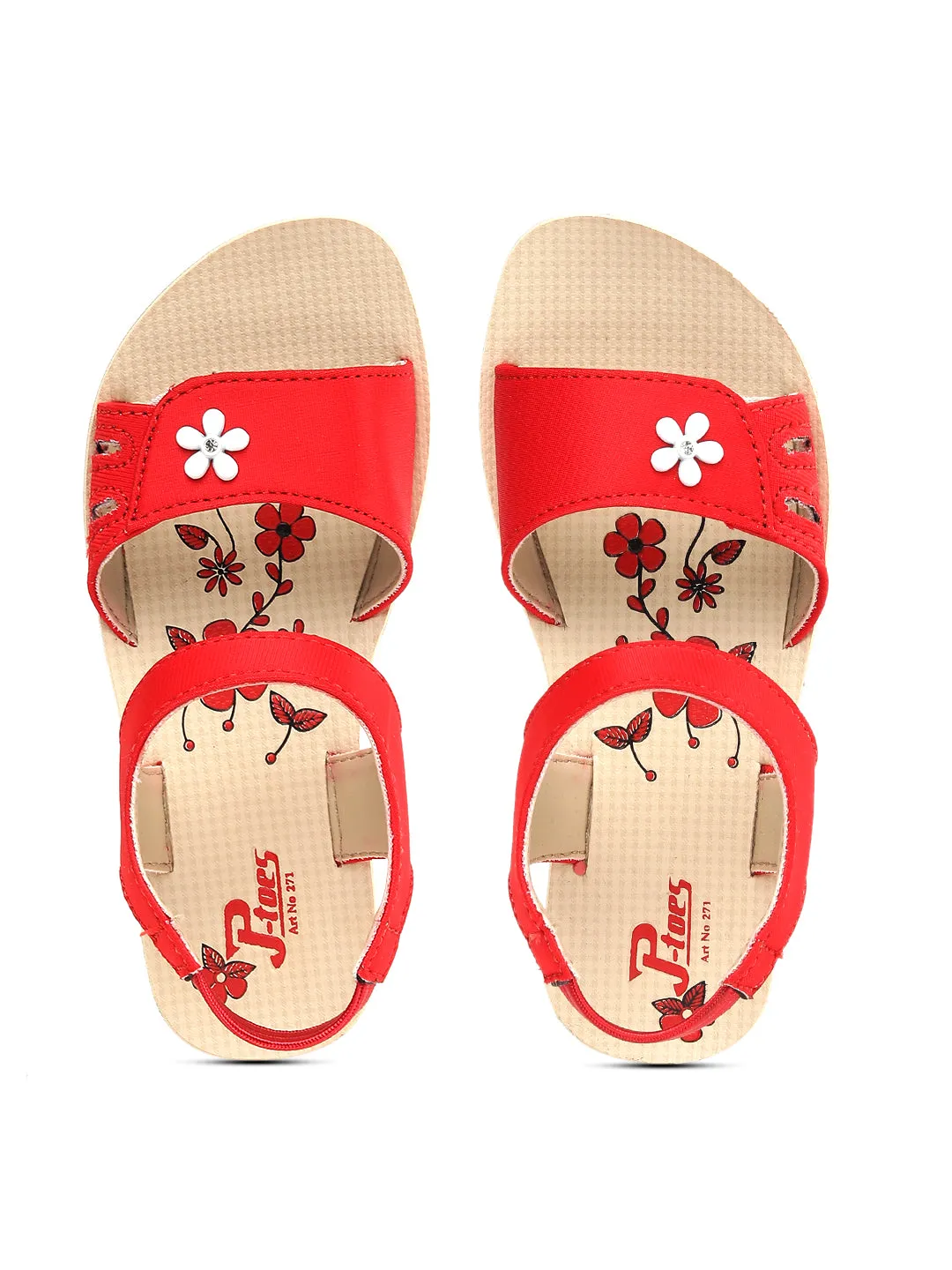 Paragon  PU0271C Kids Casual Fashion Sandals | Comfortable Flat Sandals | Trendy Outdoor Indoor Floaters for Boys & Girls