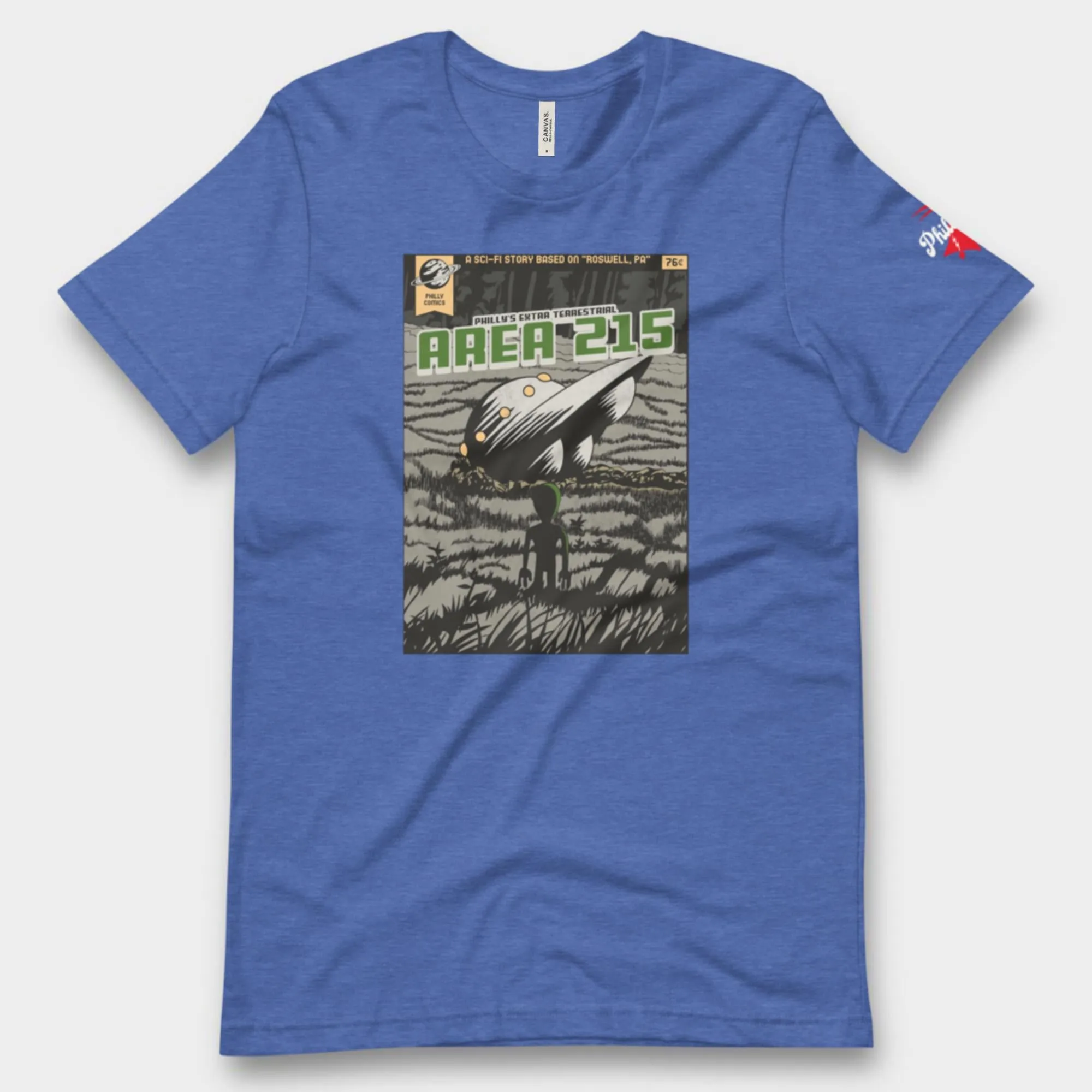 "Philly Comics Area 215 UFO" Tee