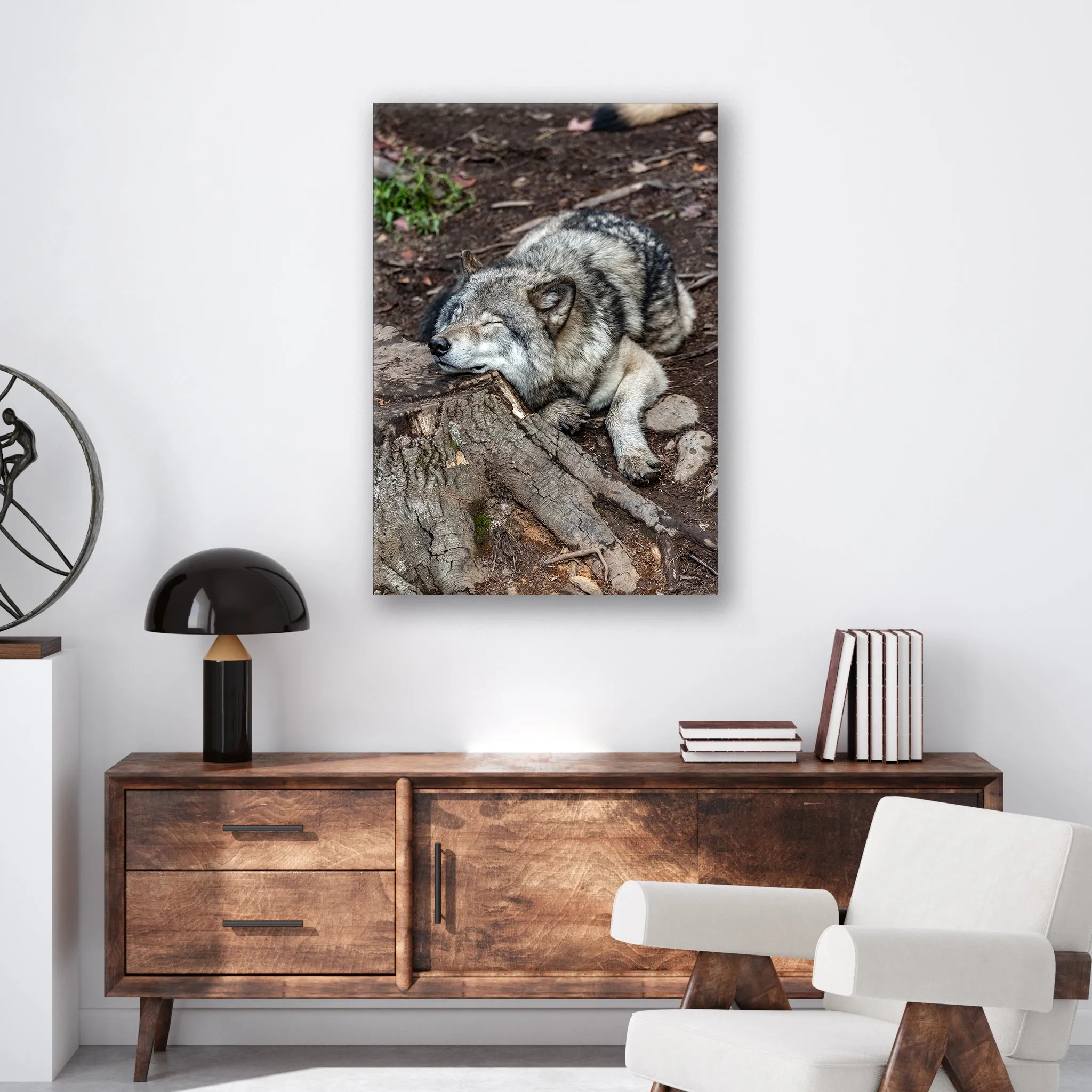 Resting Wolf - Print