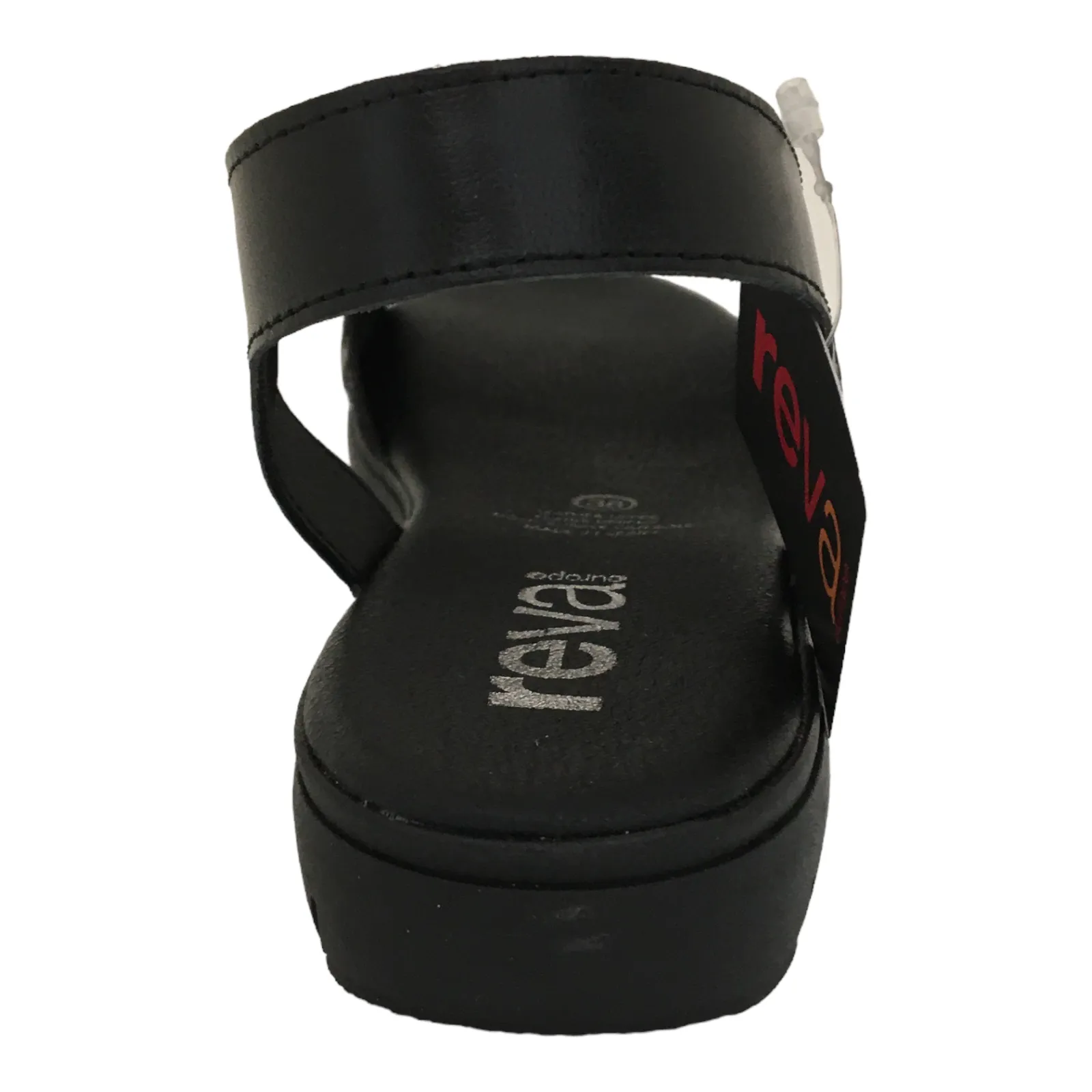 Revas Premium Kaya Black Sandal - Comfortable and Stylish