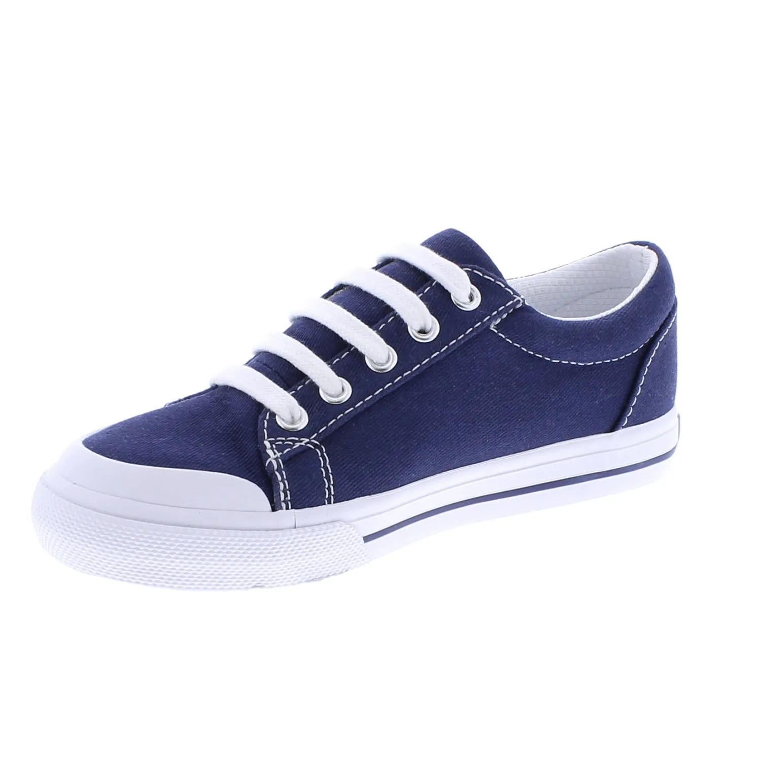 Taylor - Navy Canvas, Lace