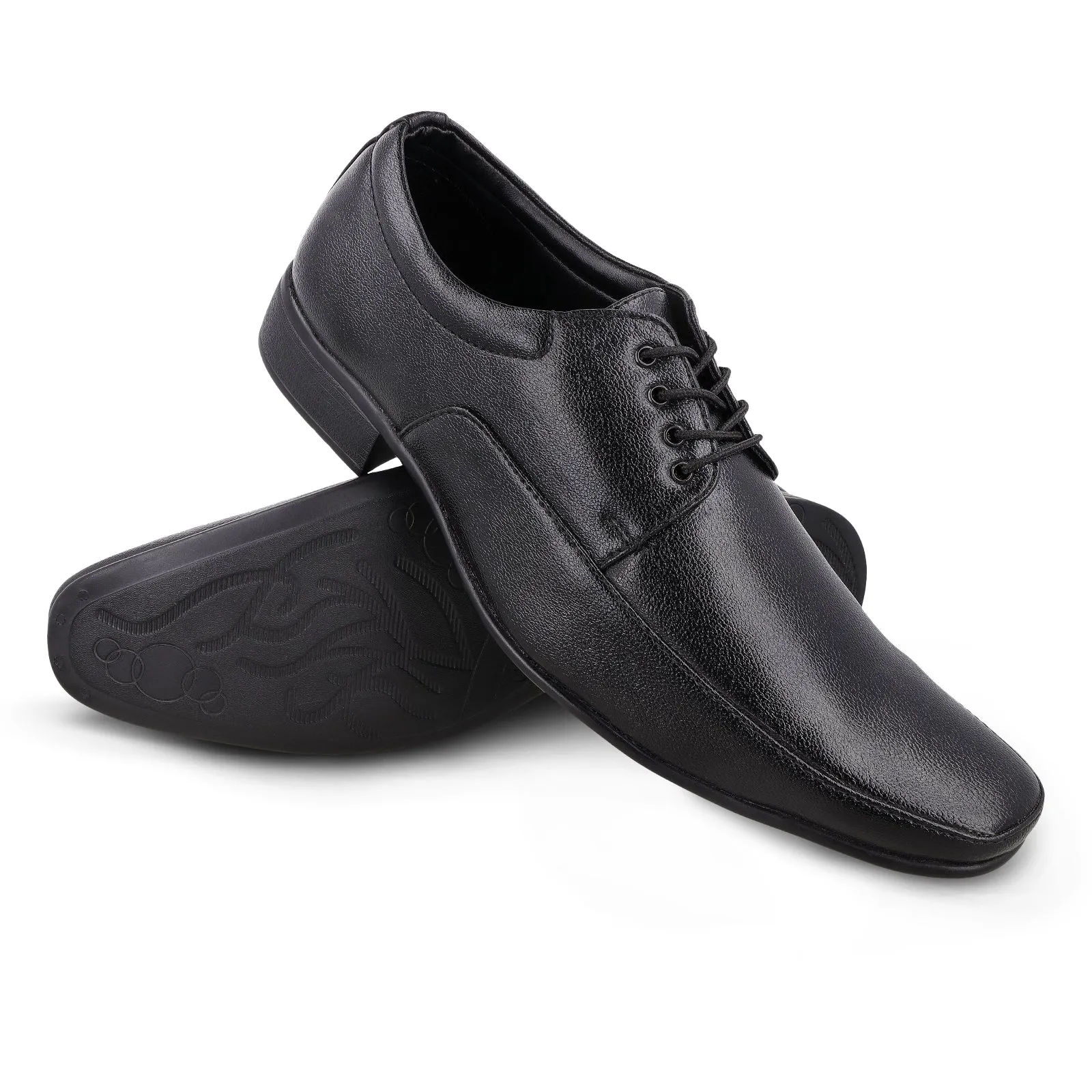 Toes&Togitoes Men Blucher Formal Shoes - 17106 Black