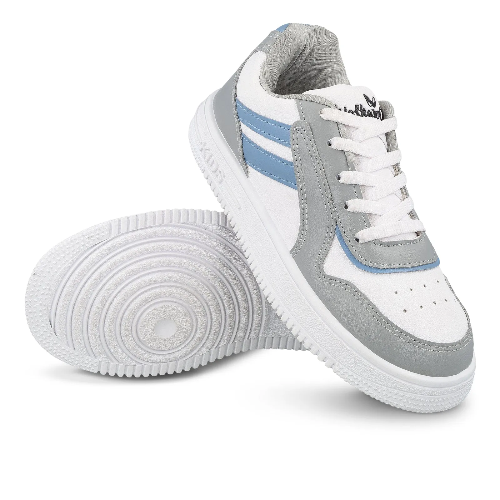 Walkaroo Boys Casual Shoes - WY3342 Grey White