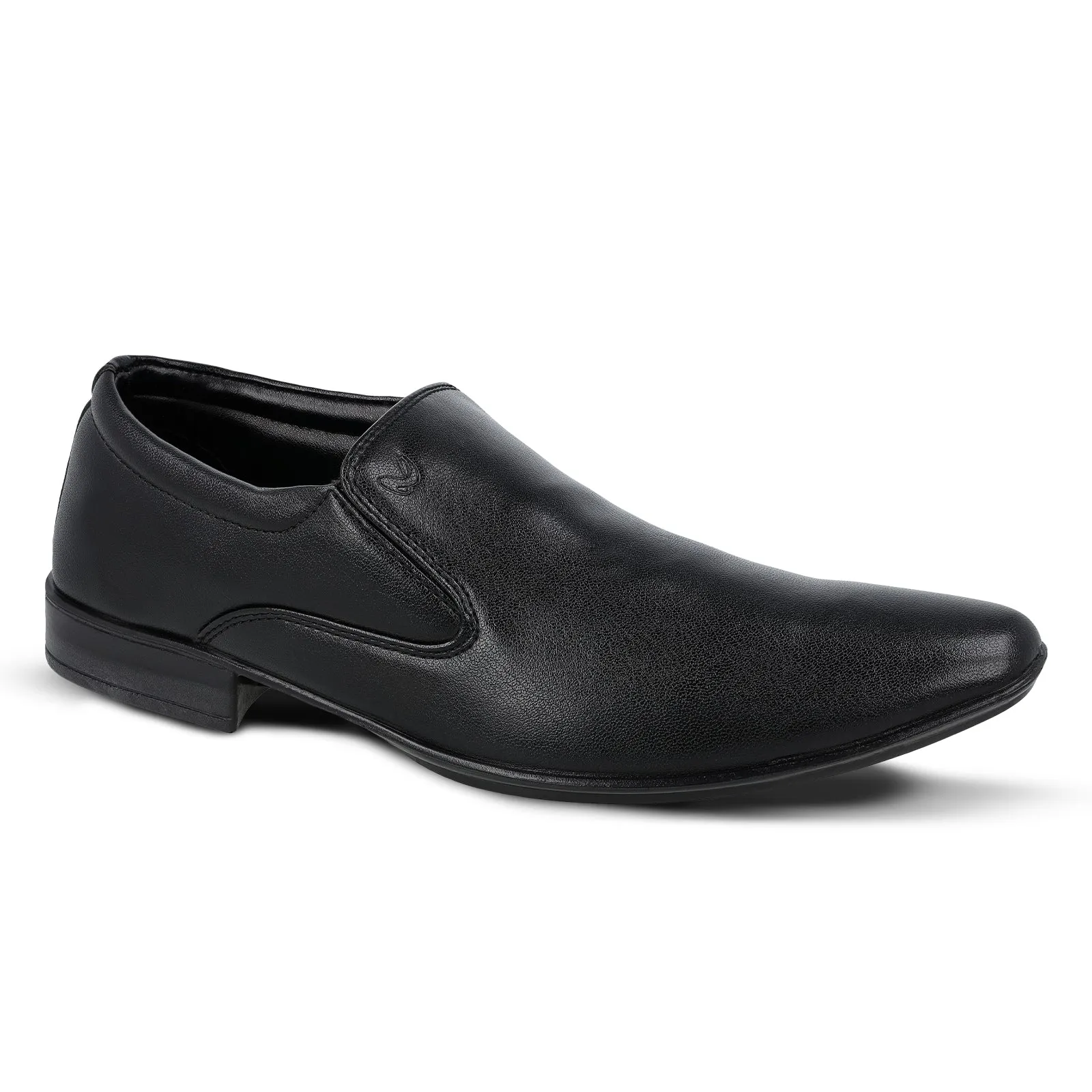 Walkaroo Leather Men formals loafer Shoes - WF6302 Black