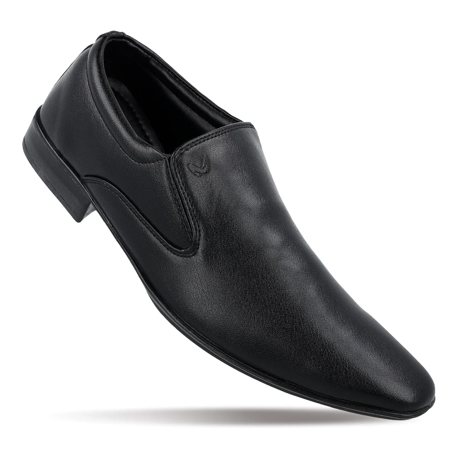 Walkaroo Leather Men formals loafer Shoes - WF6302 Black