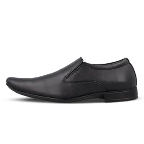 Walkaroo Men Loafer Formal Shoes - 17101 Black