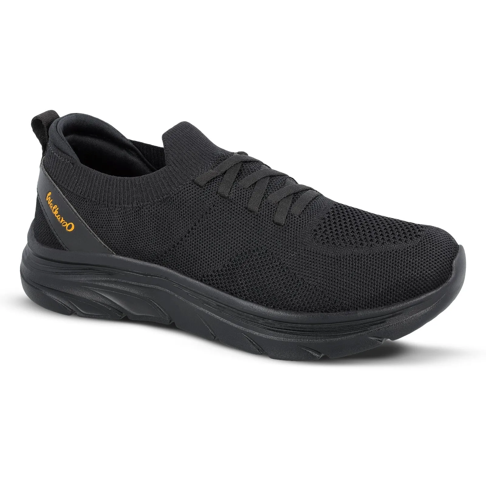 Walkaroo Men Sports Shoe - WS9565 Black Black