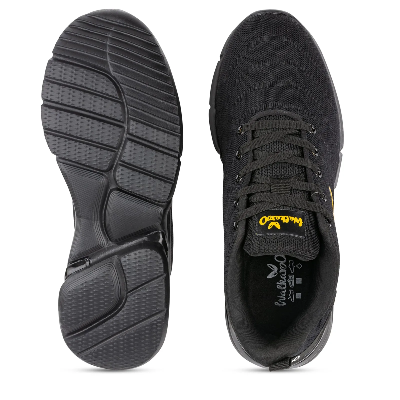 Walkaroo Men Walking Shoes - WS9087 Black