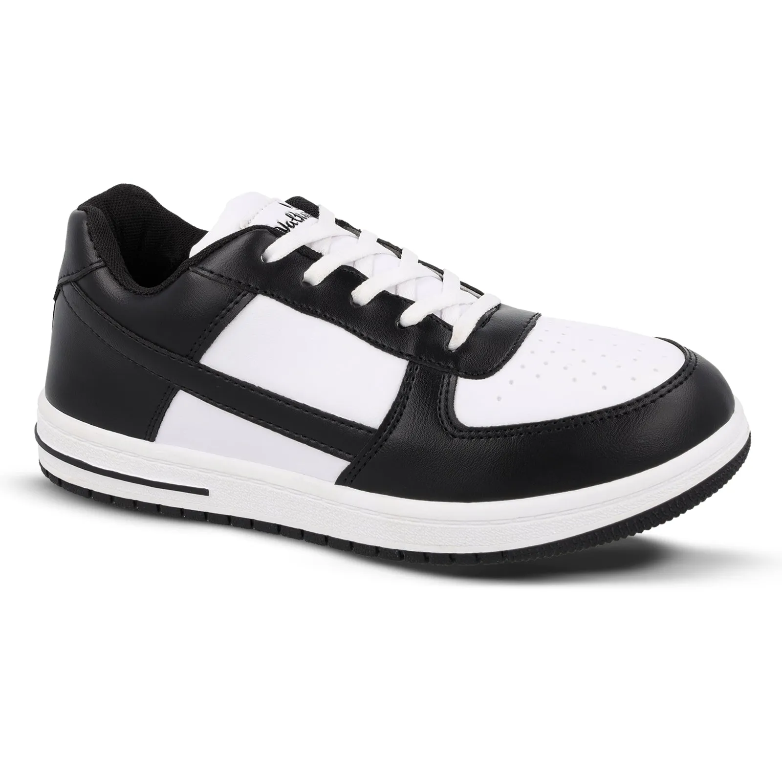 Walkaroo Men Walking Shoes - WY3335 Black white