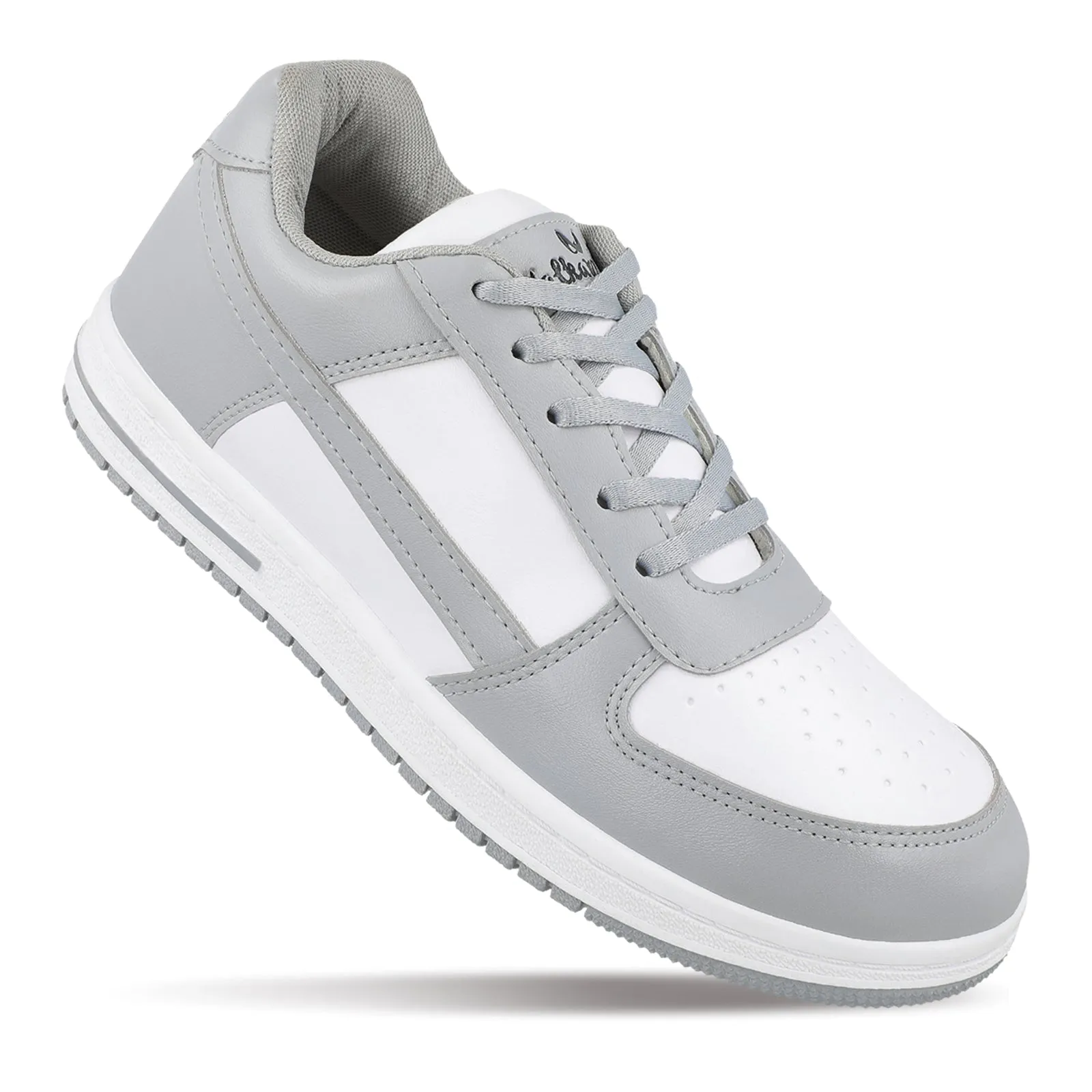 Walkaroo Men Walking Shoes - WY3335 Grey white