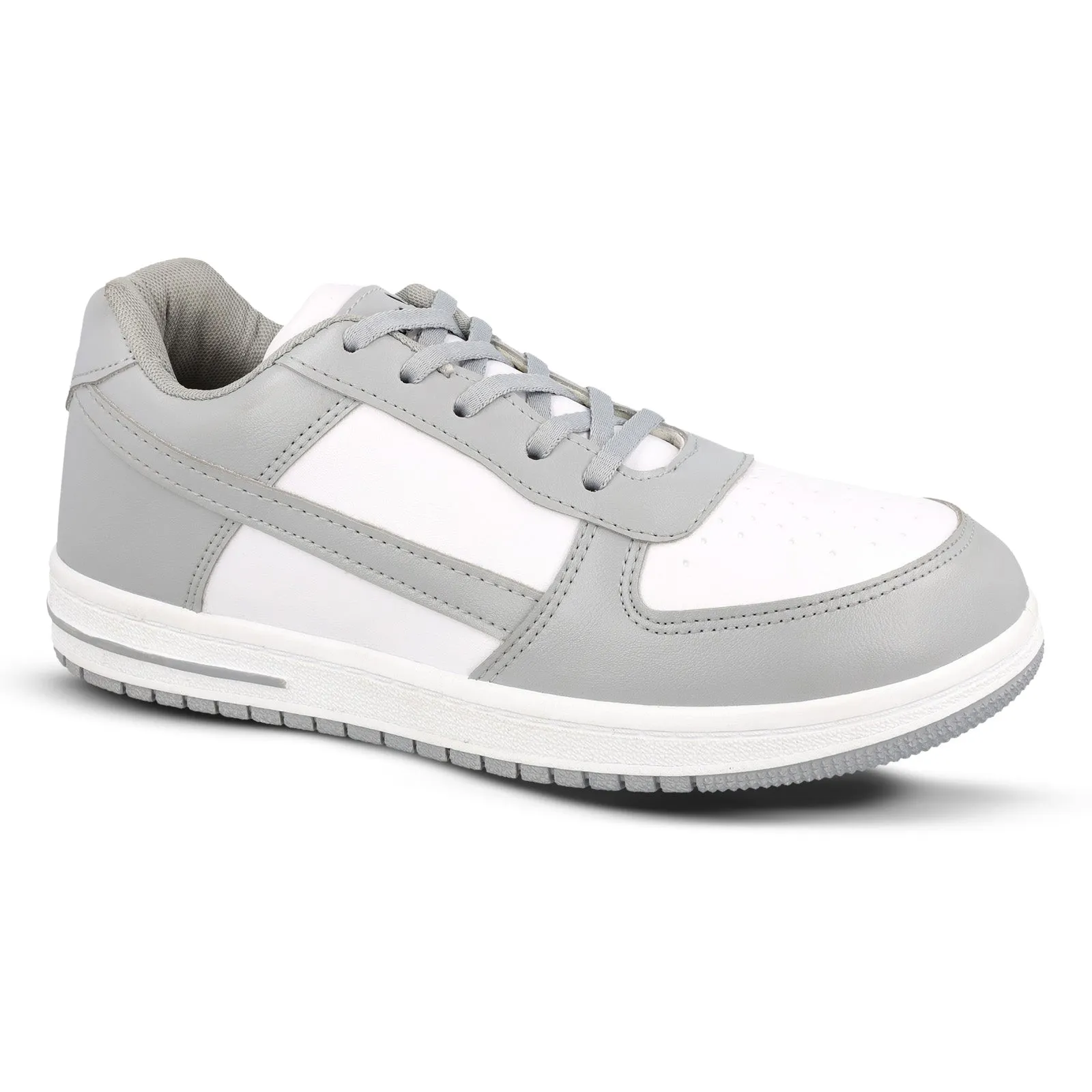 Walkaroo Men Walking Shoes - WY3335 Grey white