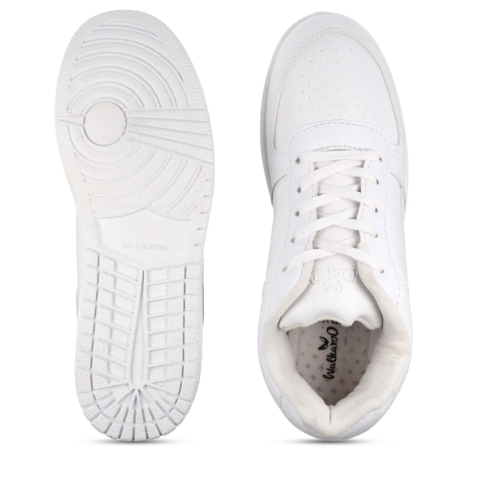 Walkaroo Men Walking Shoes - WY3335 White