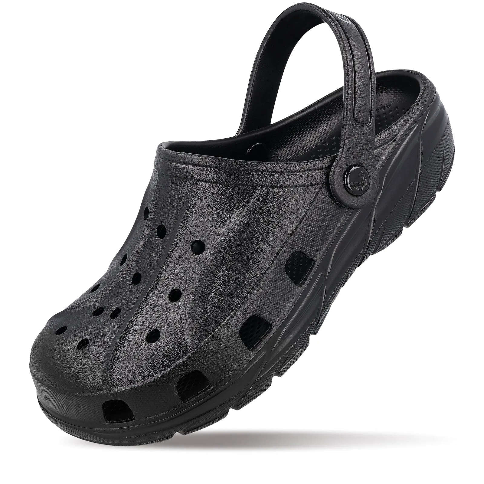 Walkaroo Mens Clogs  - WC4838 Black