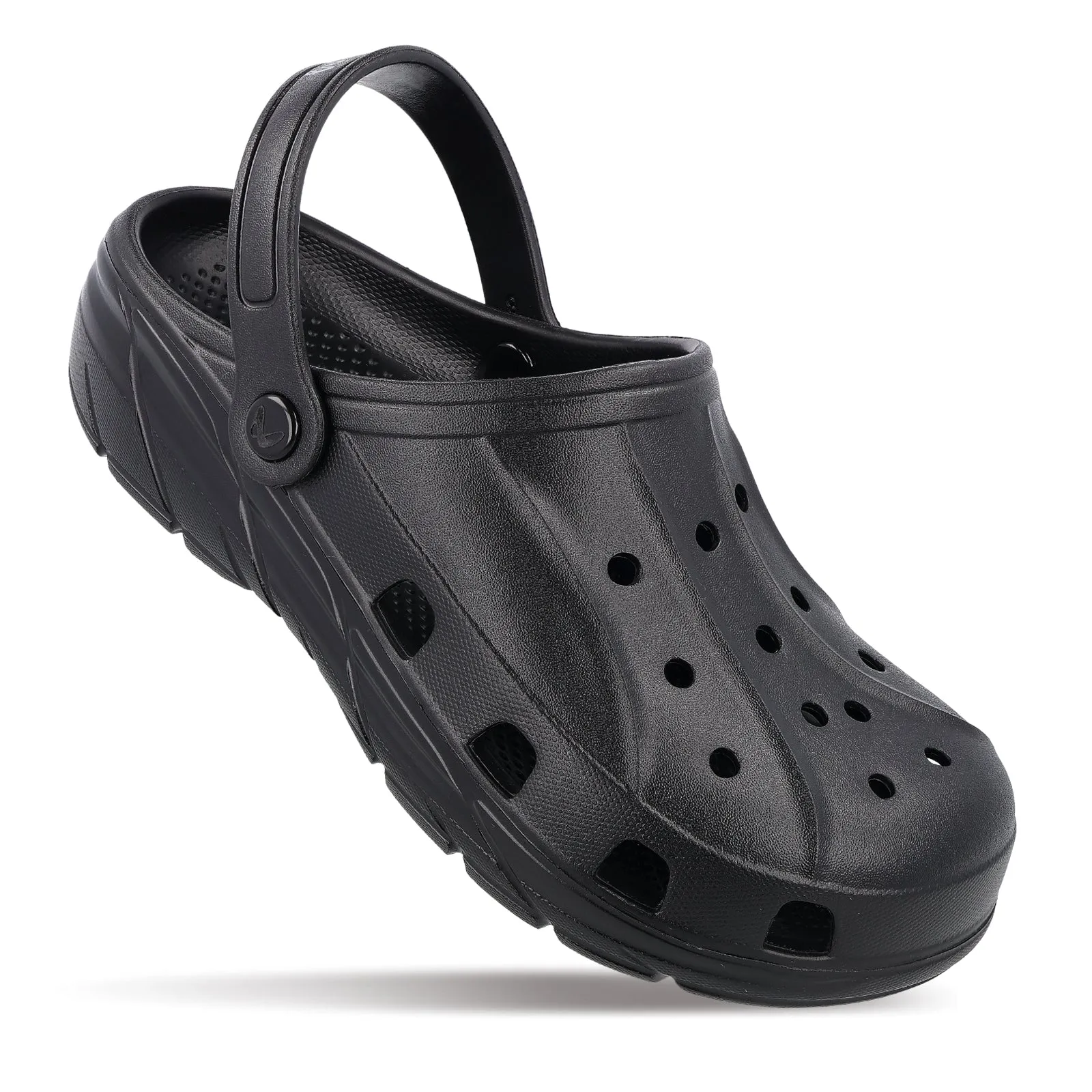 Walkaroo Mens Clogs  - WC4838 Black