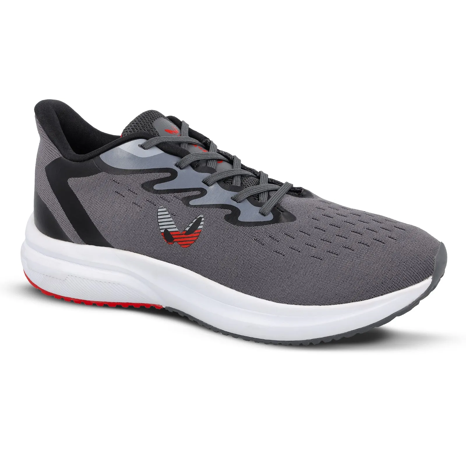 Walkaroo Running Shoes for Men - WS9079 Dark Grey