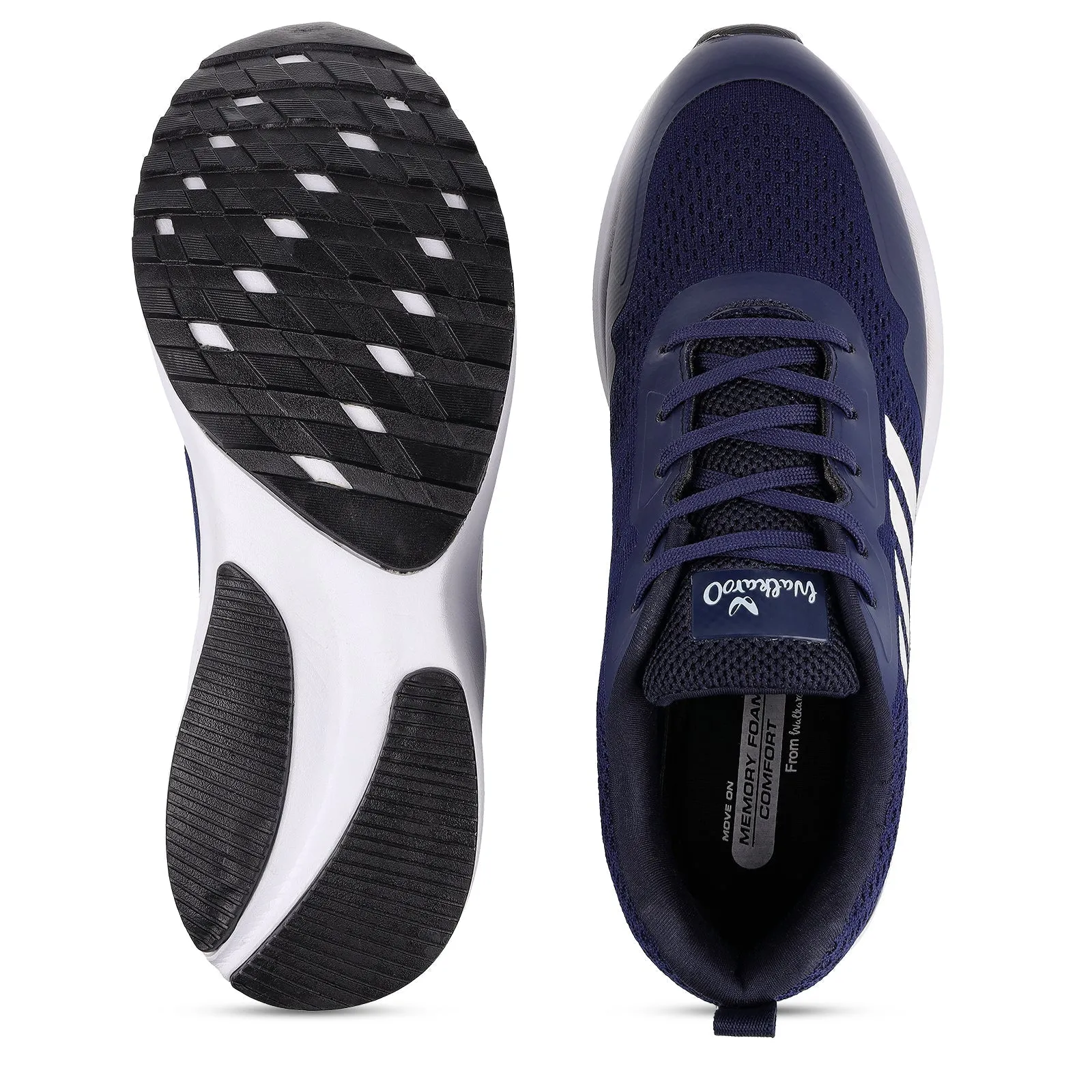 Walkaroo Running Shoes for Men - WS9089 Navy Blue