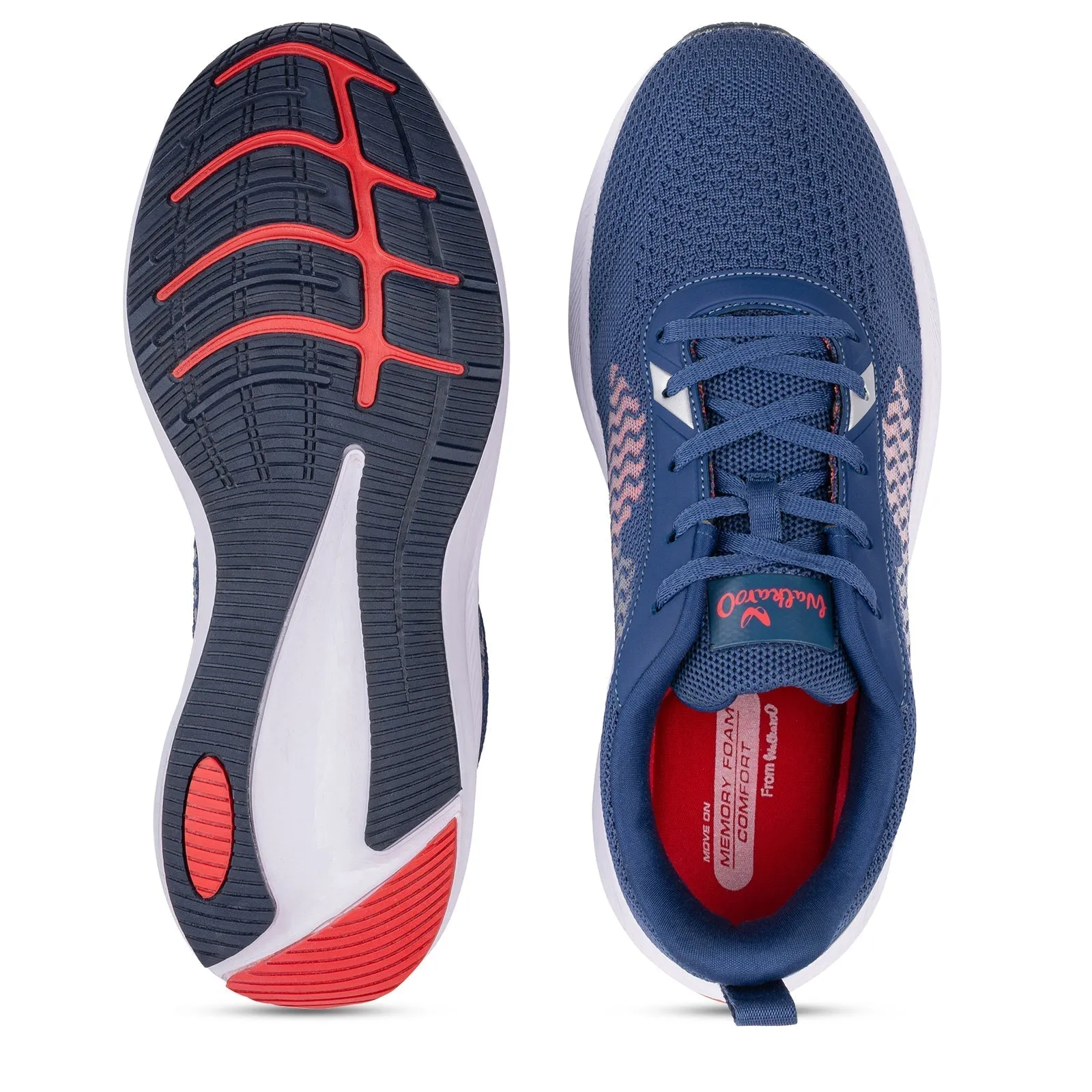 Walkaroo Running Shoes for Men - WS9091 Blue