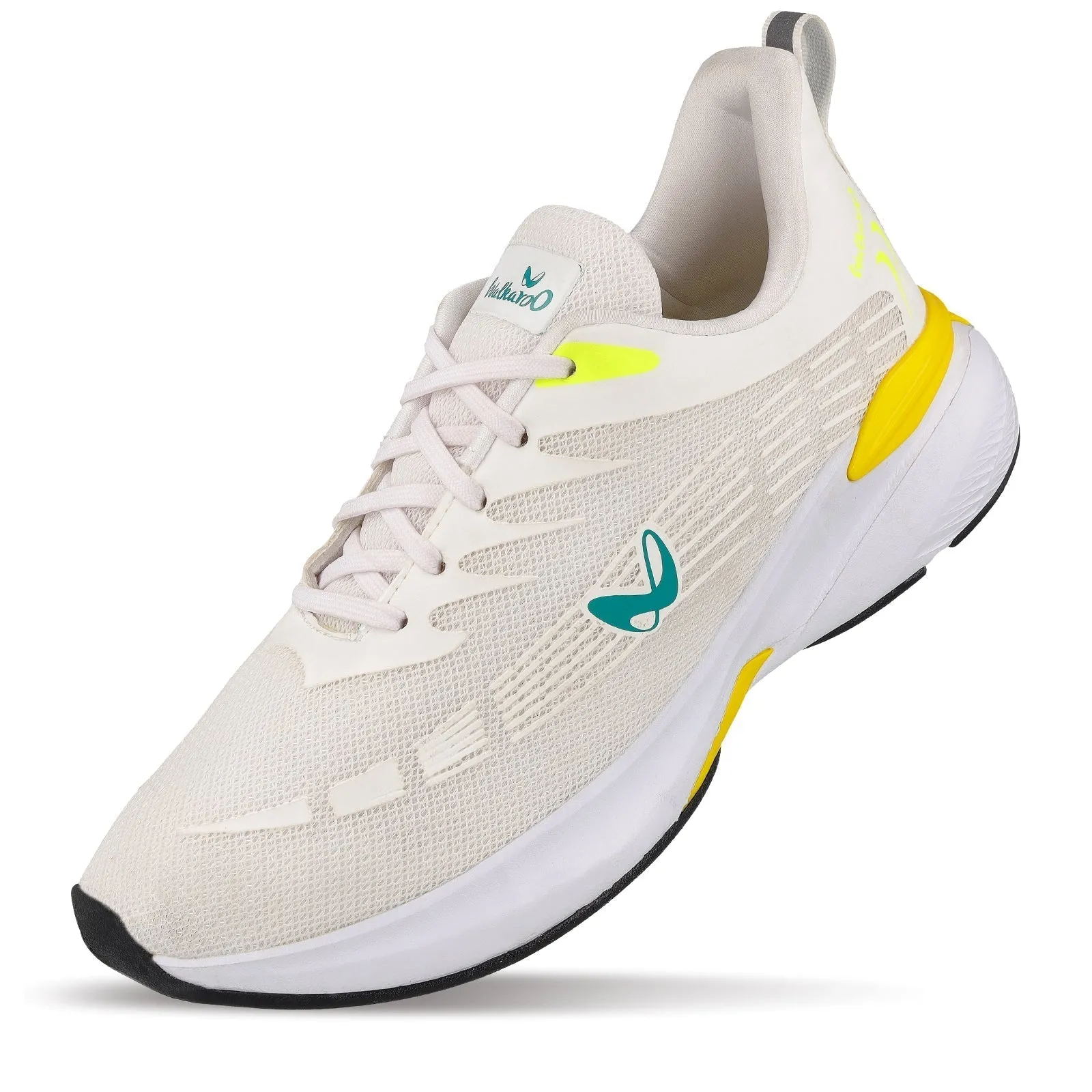 Walkaroo Running Shoes for Men  - WS9096 White