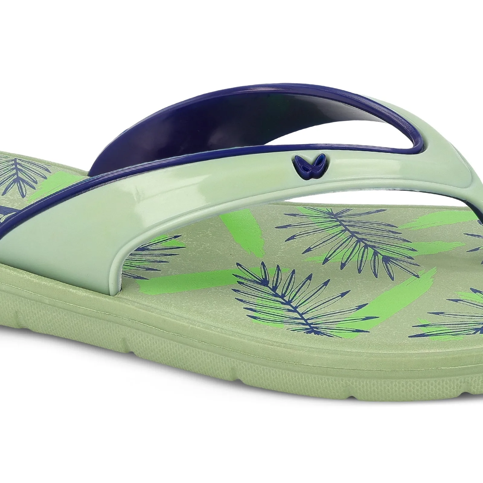 Walkaroo Womens Flip Flop  - WC4857 Green Blue