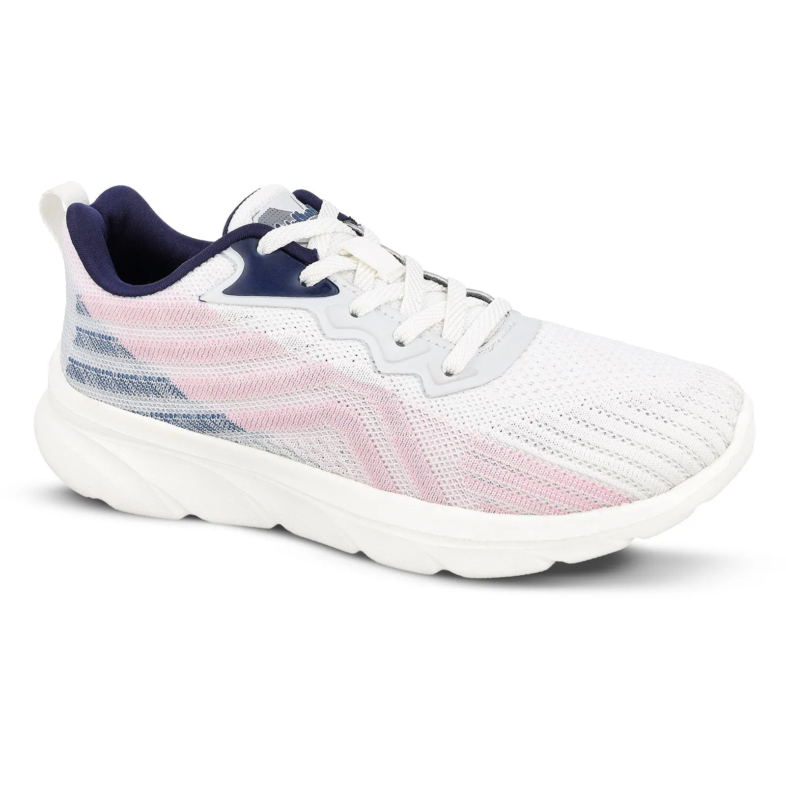 WALKAROO WOMENS LIFE STYLE - WS97093 White Navy Blue