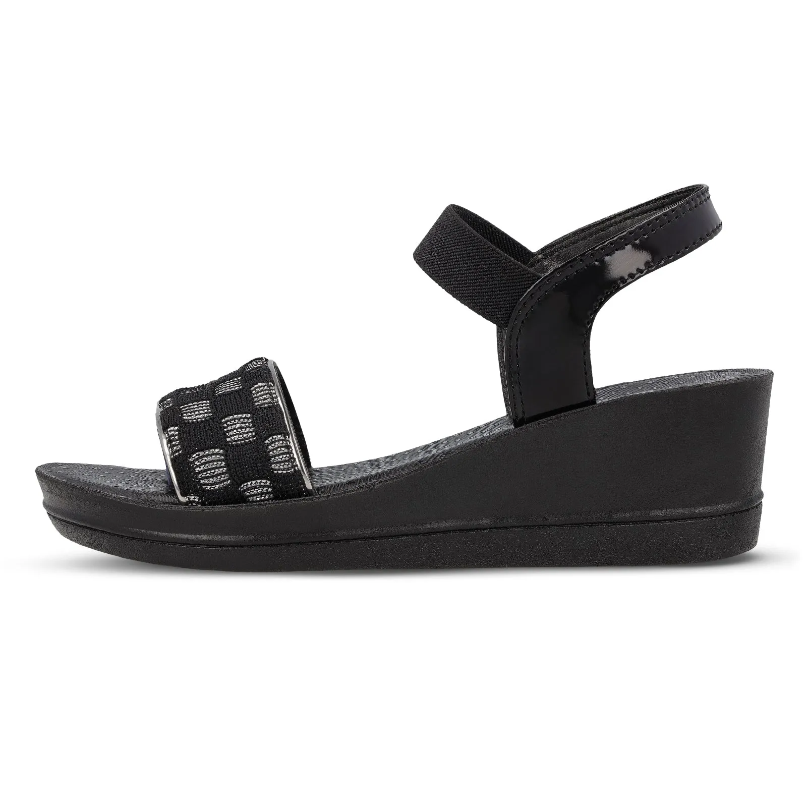 Walkaroo Womens Sandal  - BT2731 Black