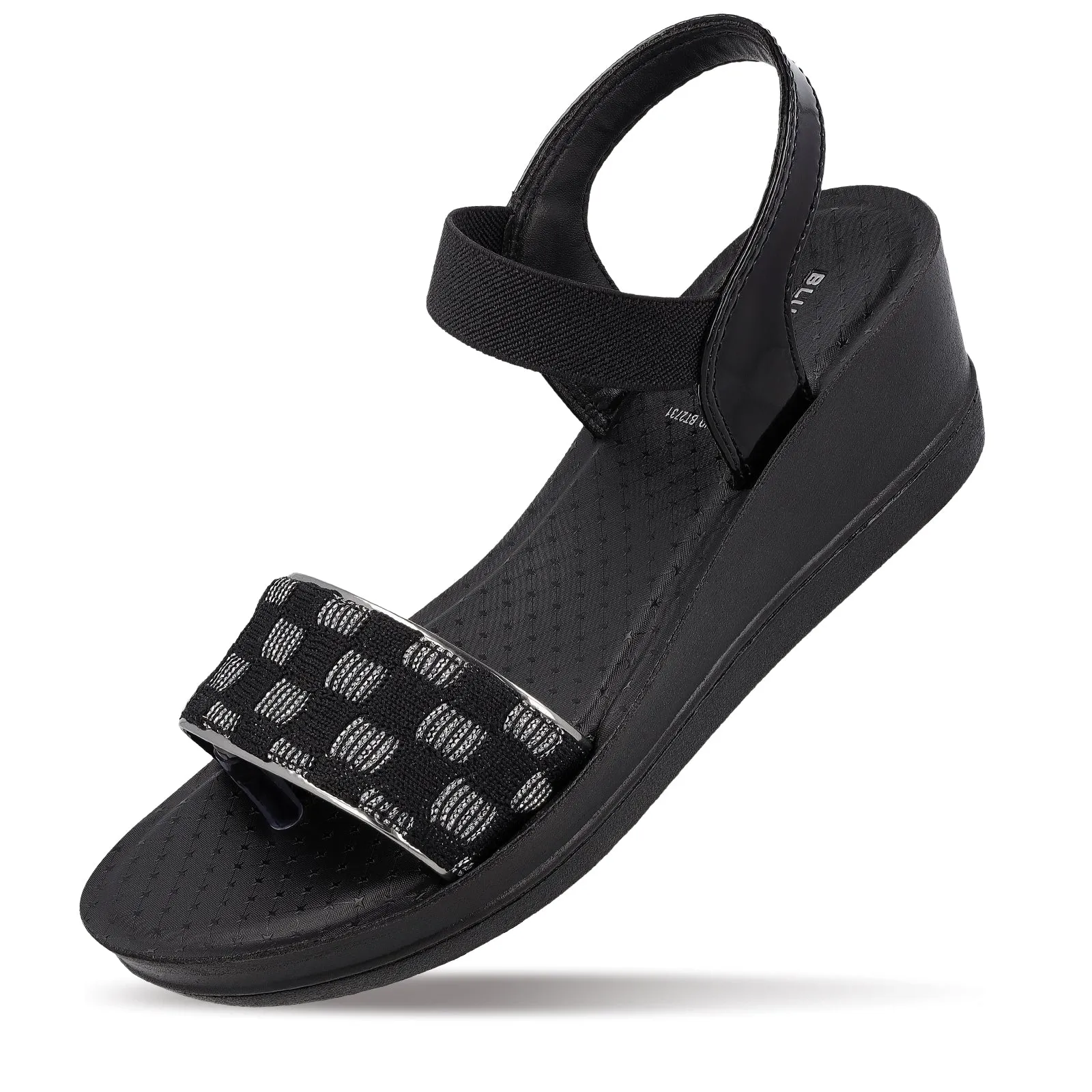 Walkaroo Womens Sandal  - BT2731 Black