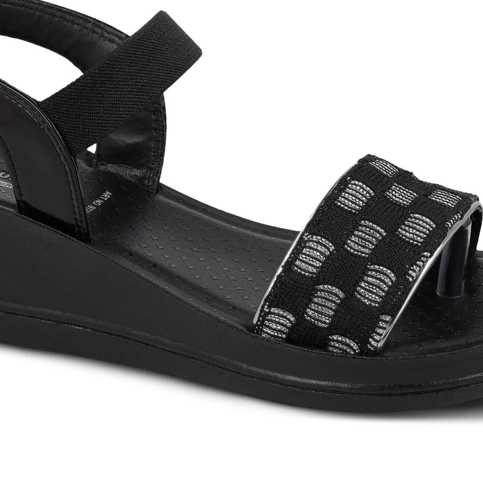 Walkaroo Womens Sandal  - BT2731 Black