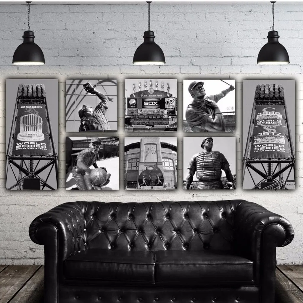 White Sox Canvas Wall Art Set