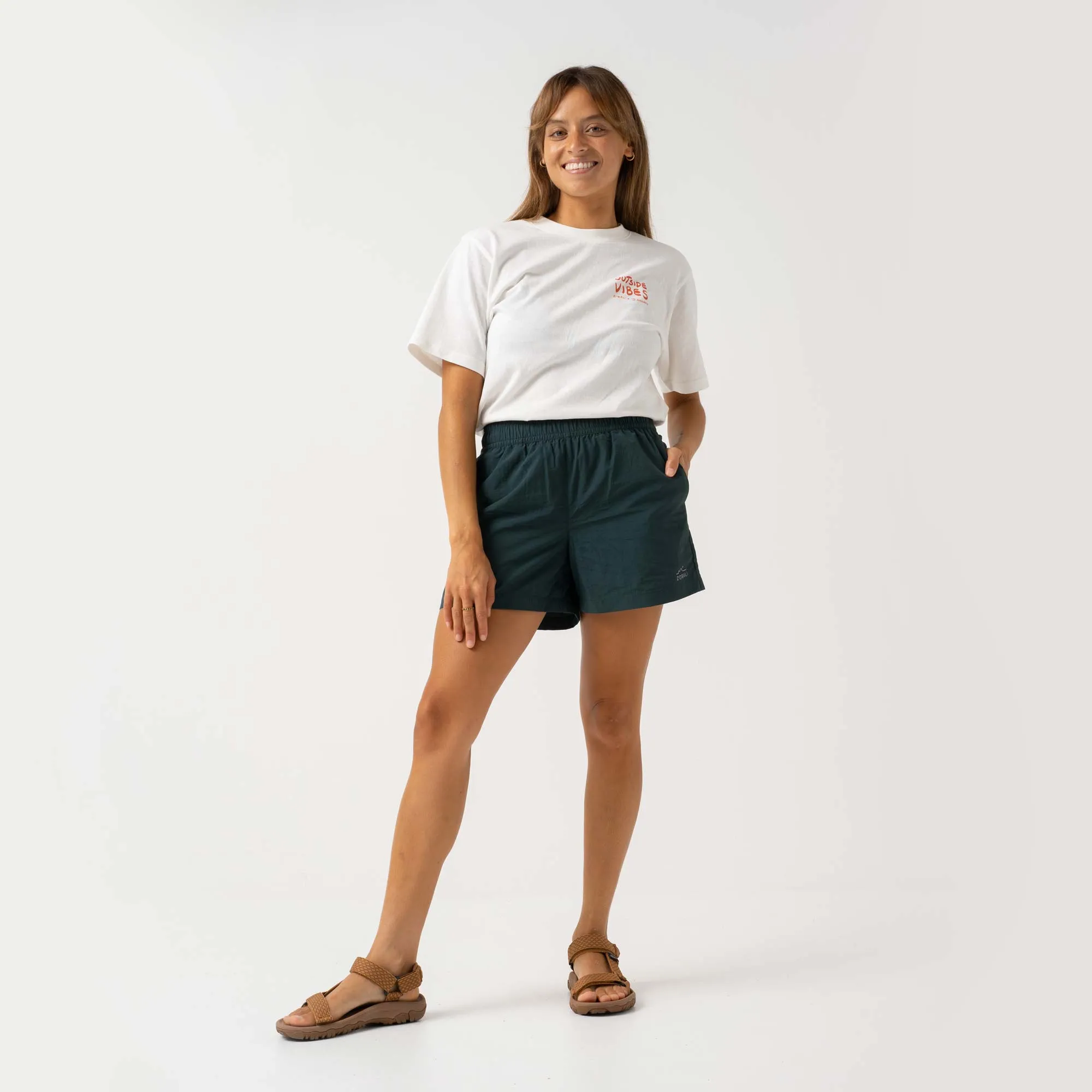 Womens Recycled Short Forest